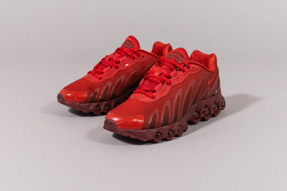 Women's Nike Air Max Dn8 'University Red' indoor track running shoe employment