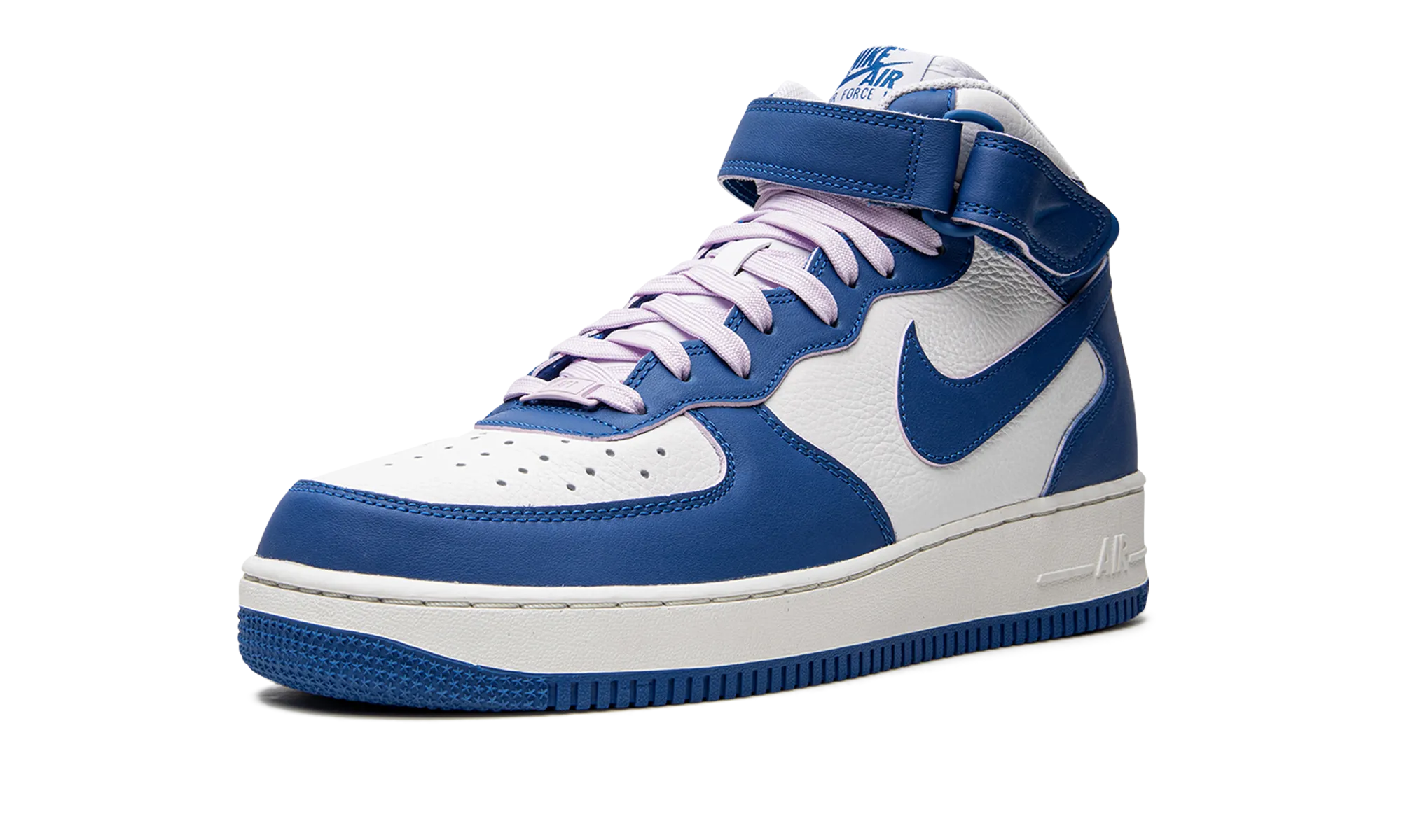 Neutral Support Frame casual sneakers AIR FORCE 1 MID MNS WMNS "Military Blue"