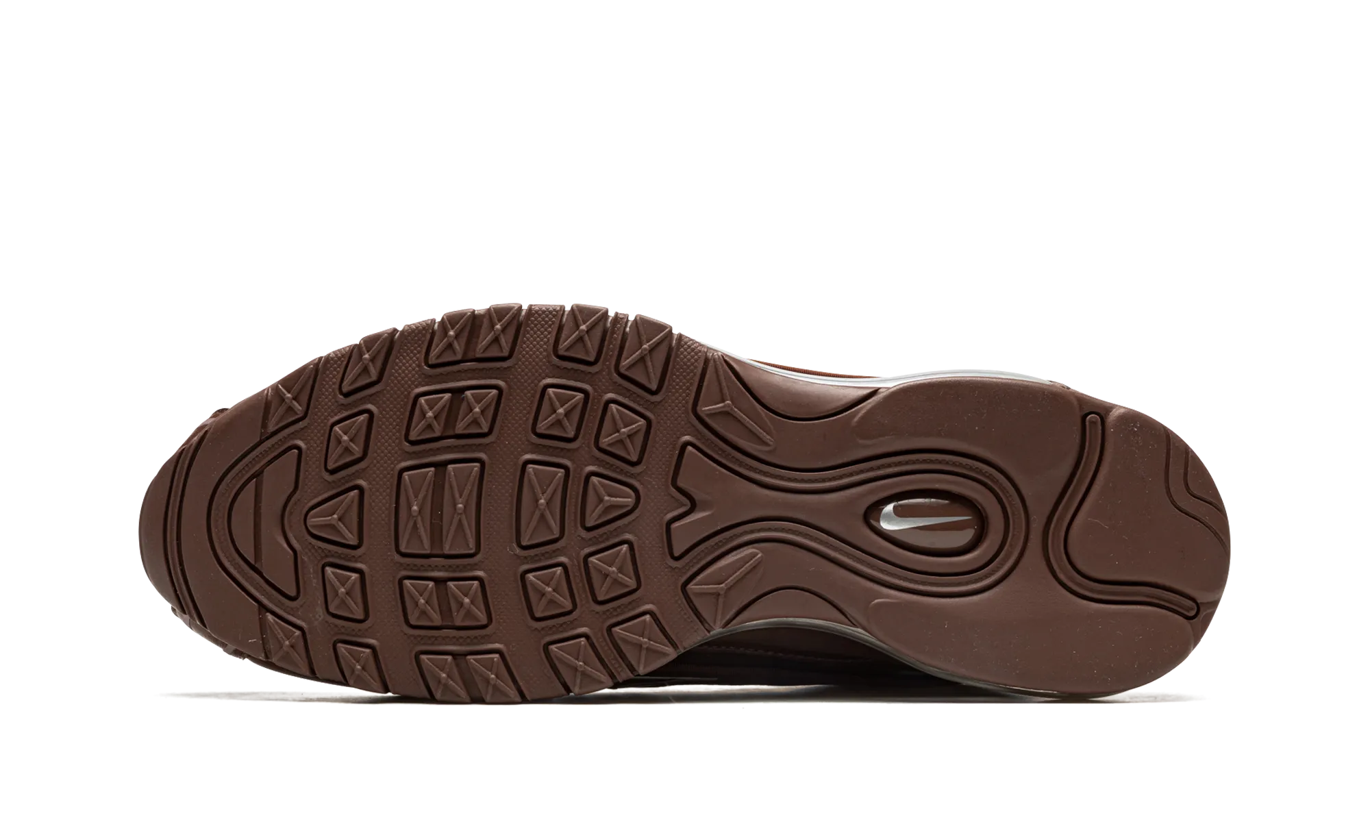 Mud - Resistant diagonal - design shoes Air Max 98 TL "Supreme - Brown"