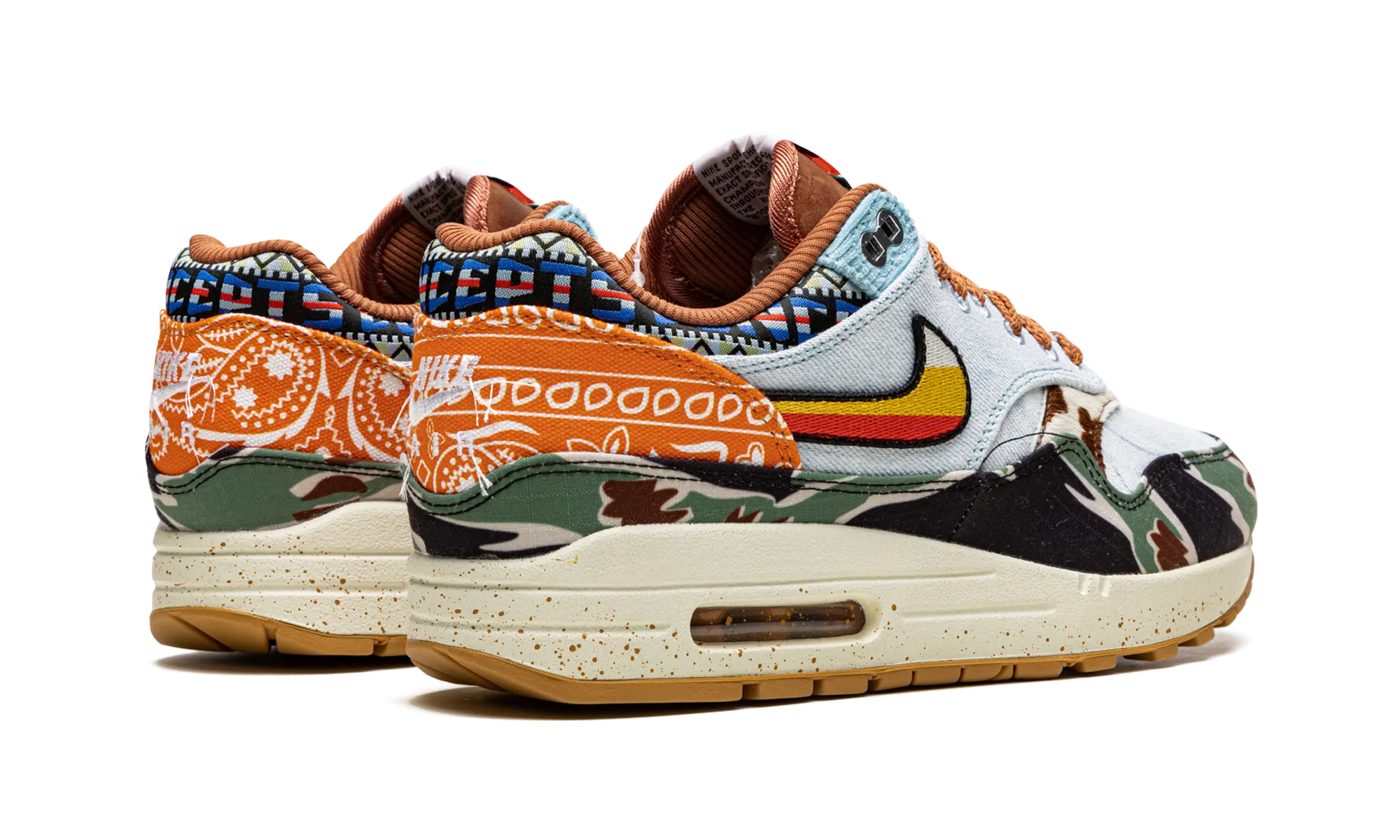 zipper - trimmed - design shoes Air Max 1 "Concepts - Heavy"