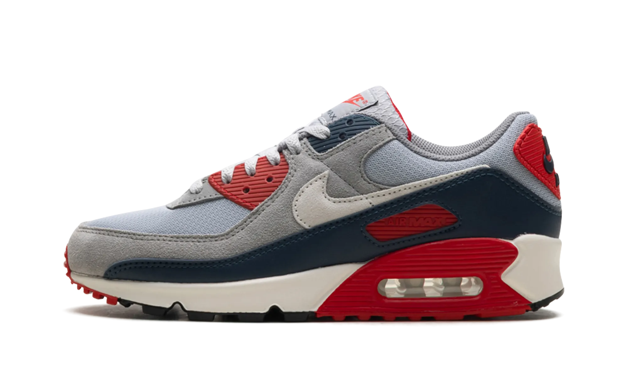 running in a volcanic area shoes Air Max 90 "USA Light Smoke Grey"
