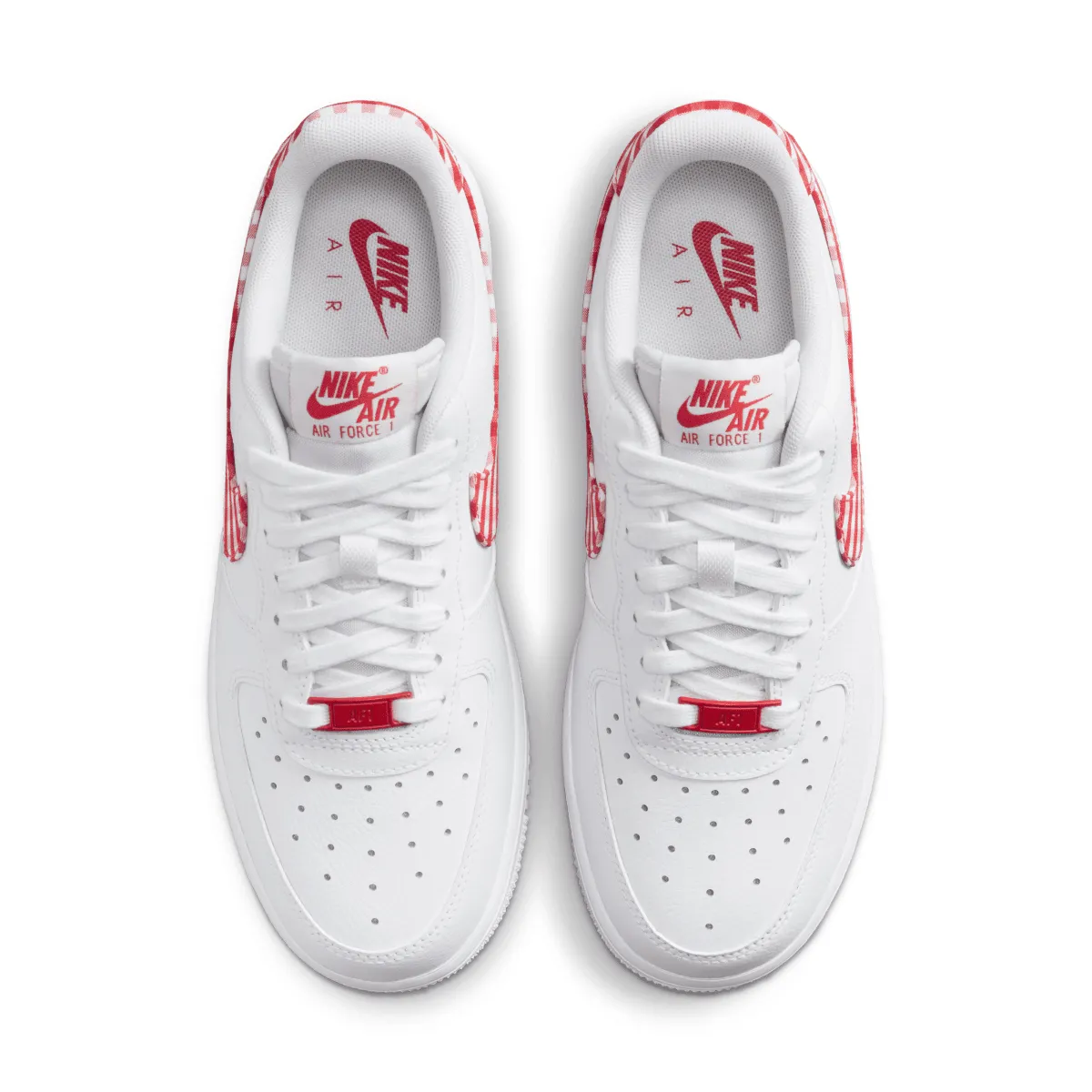 Layered cushioning Wmns Air Force 1 ??07 'Gingham Red'