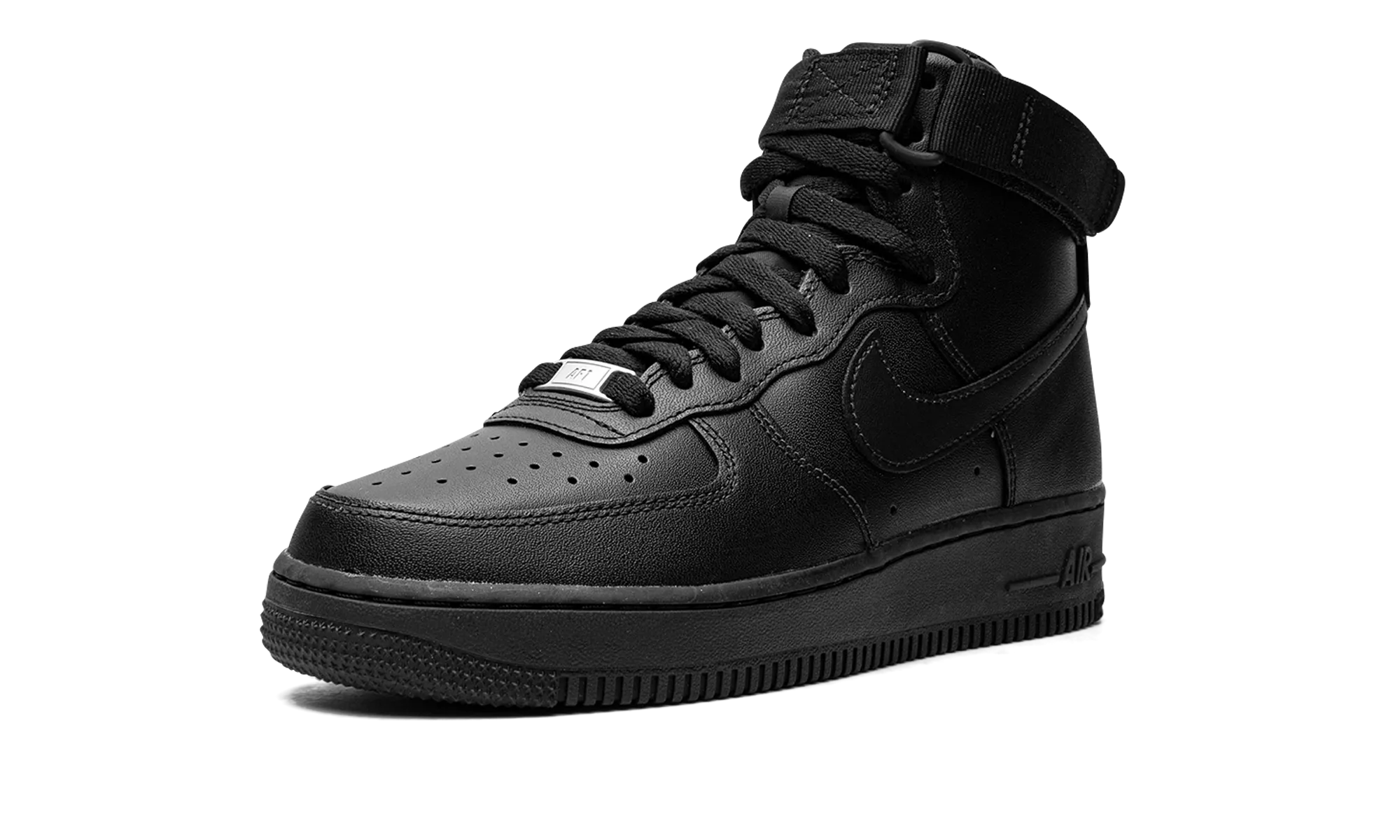 WMNS AIR FORCE 1 HI "Triple Black" Compression Activated Fit
