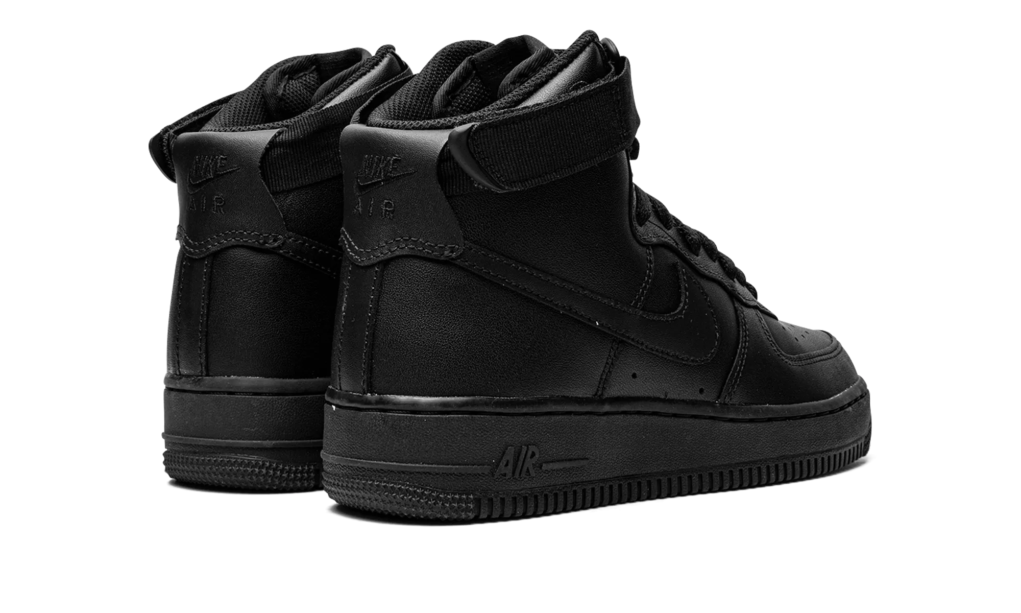 WMNS AIR FORCE 1 HI "Triple Black" Motion Freedom Trending Style