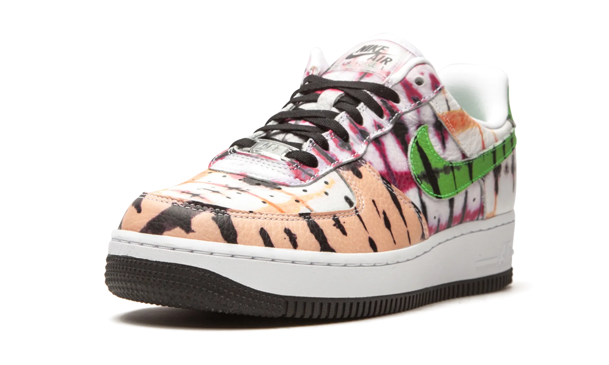 WMNS Air Force 1 Low "Black Tie-Dye" Strappy