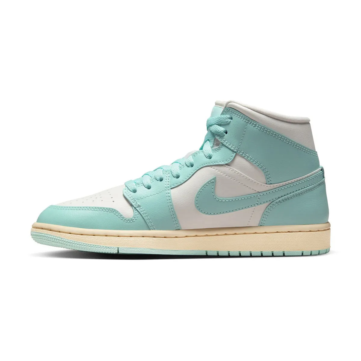 Wmns Air Jordan 1 Mid 'Light Dew Muslin' Activewear