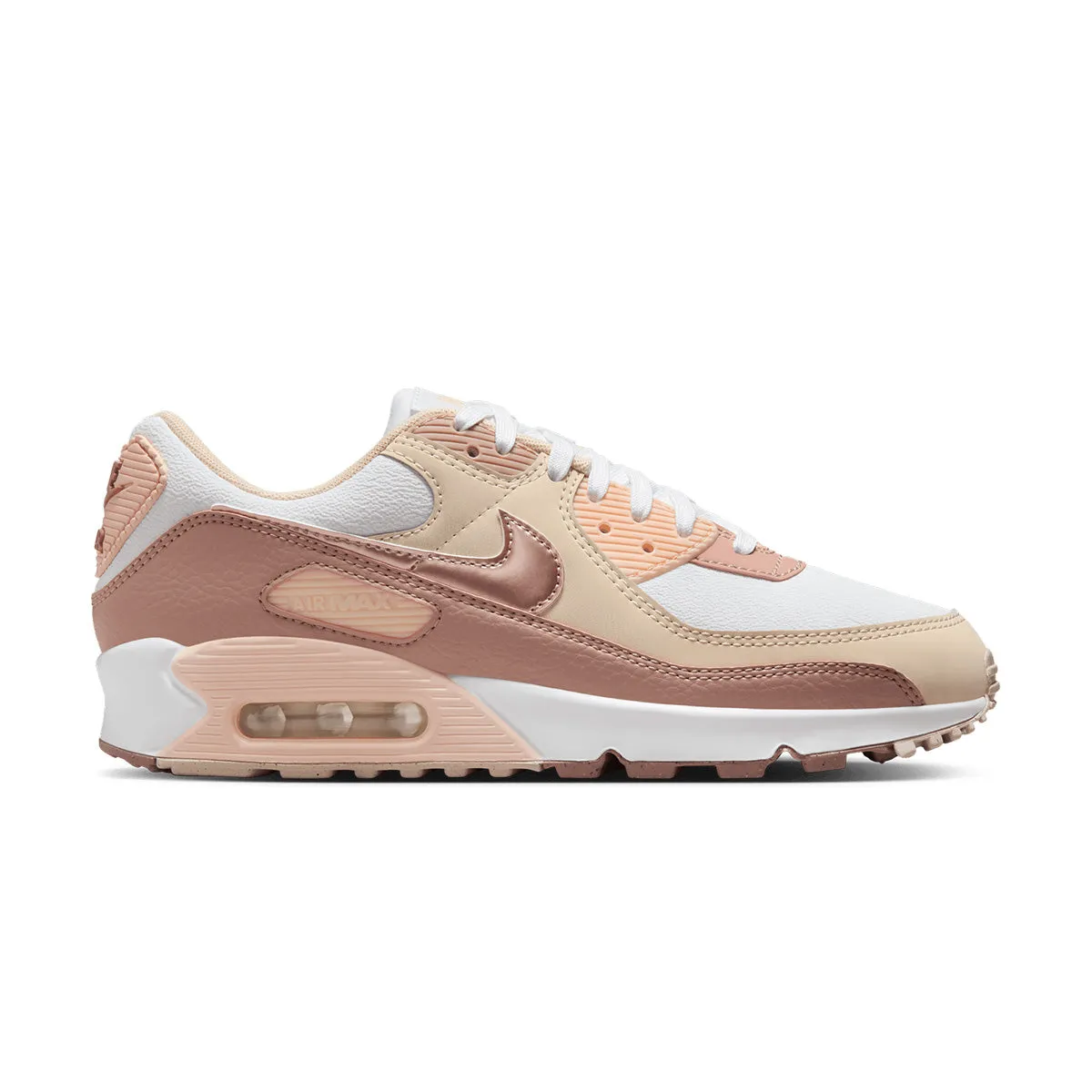 moisture - wicking - level all - weather Wmns Air Max 90 Nn Prm 'Velvet Brown Particle Pink'