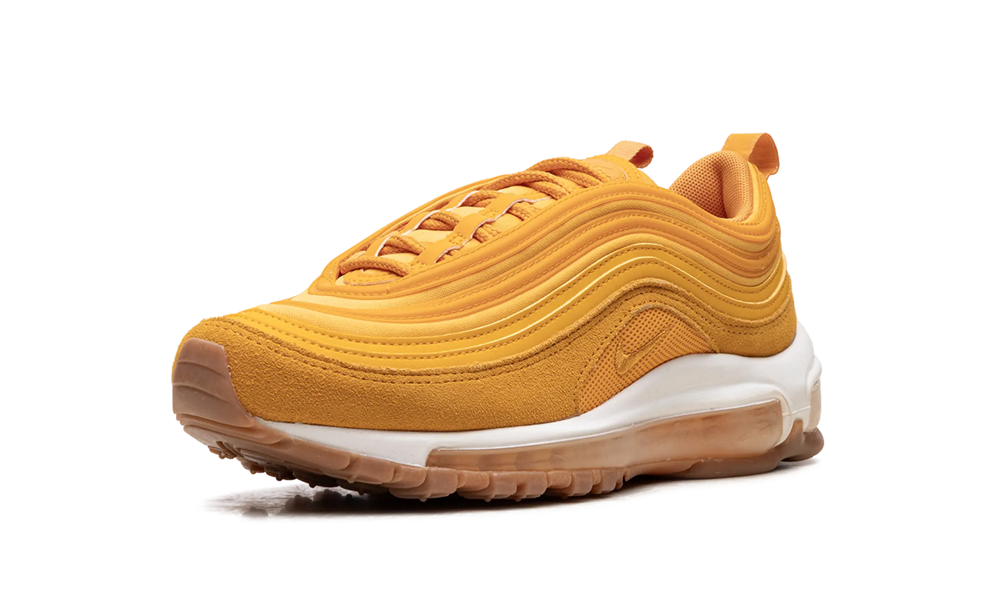 WMNS Air Max 97 "Canyon Gold" heavy - weight sole shoes