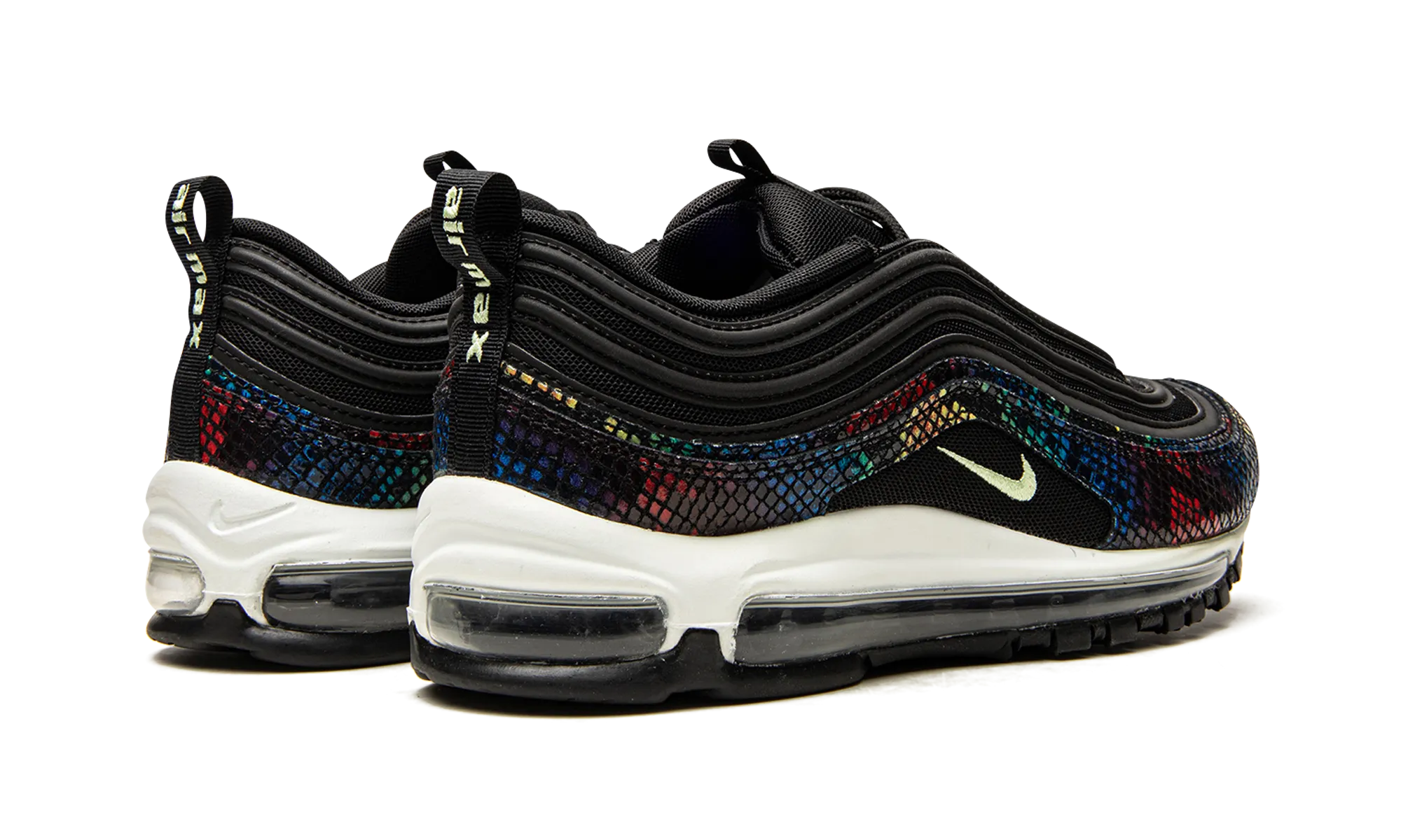 WMNS Air Max 97 SE "Rainbow Snake" TractionPattern running in coastal areas