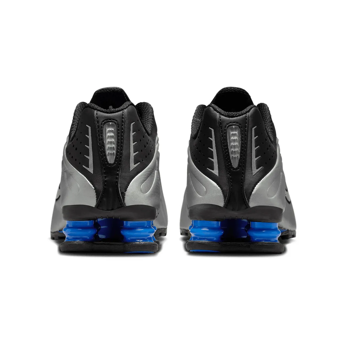 summer fashion trends Wmns Shox R4 'Metallic Silver Black Racer Blue'