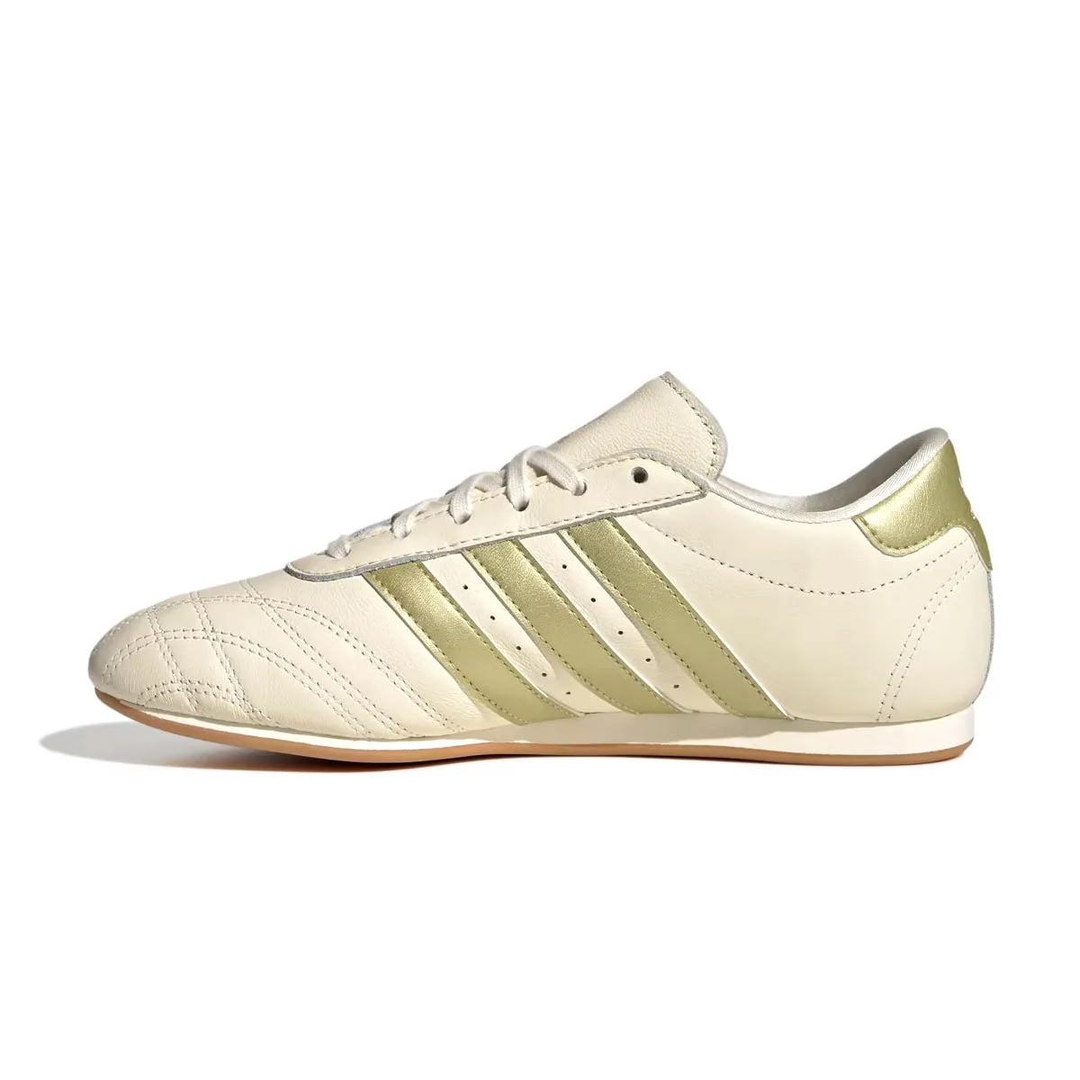 Wmns Taekwondo Lace 'Cream White Gold Metallic' school shoes