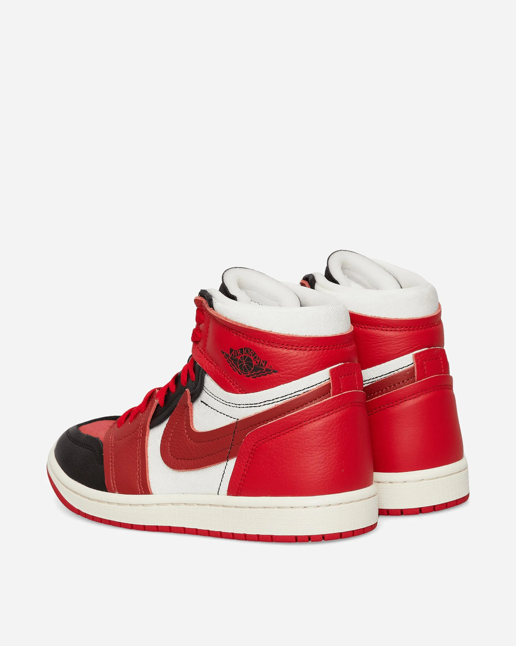 Women's Air Jordan 1 High Method of Make Sneakers Sport Red / Dune Red Every Path Canvas Fabric
