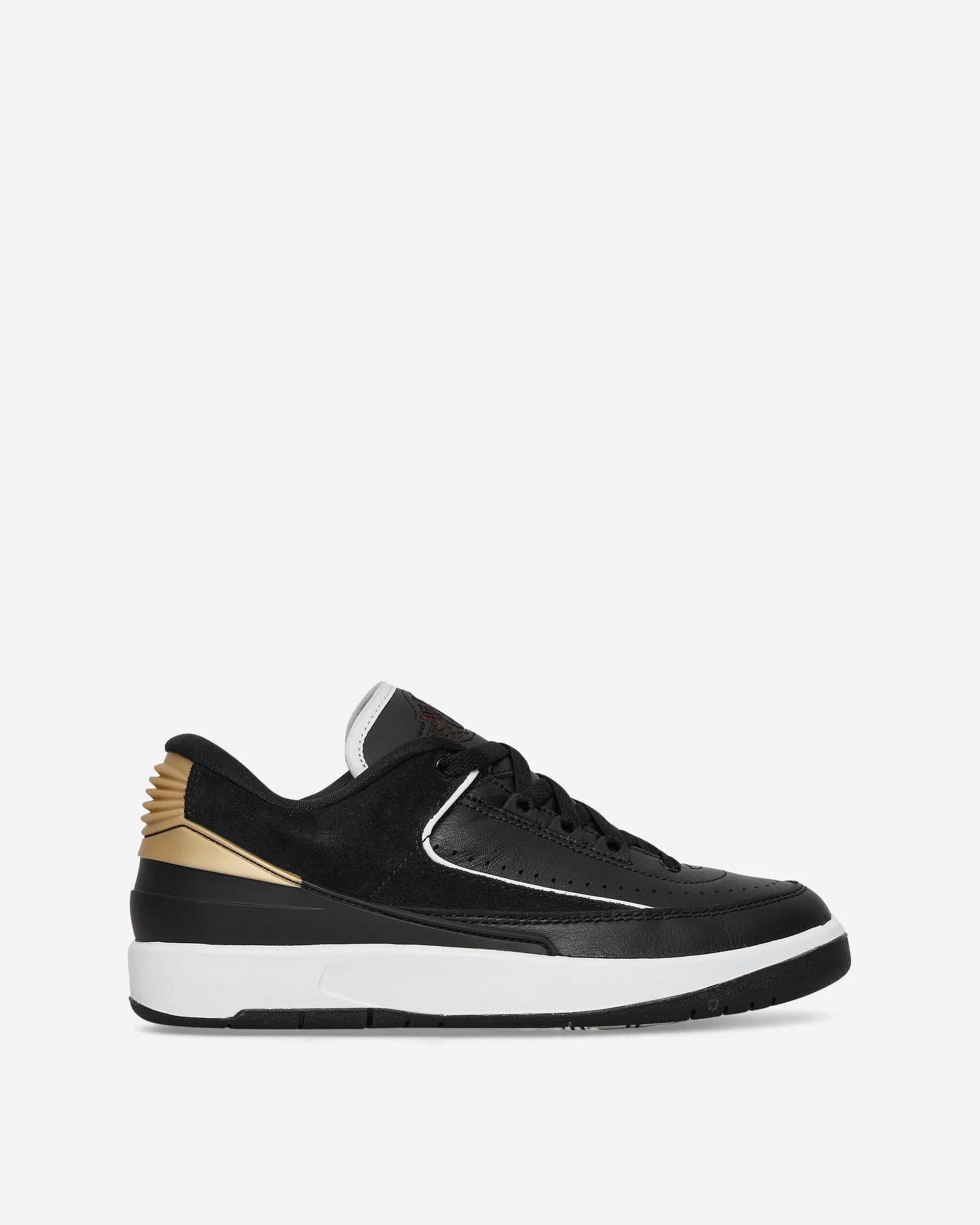 Antibacterial Elevated Sole Women's Air Jordan 2 Retro Low Sneakers Black