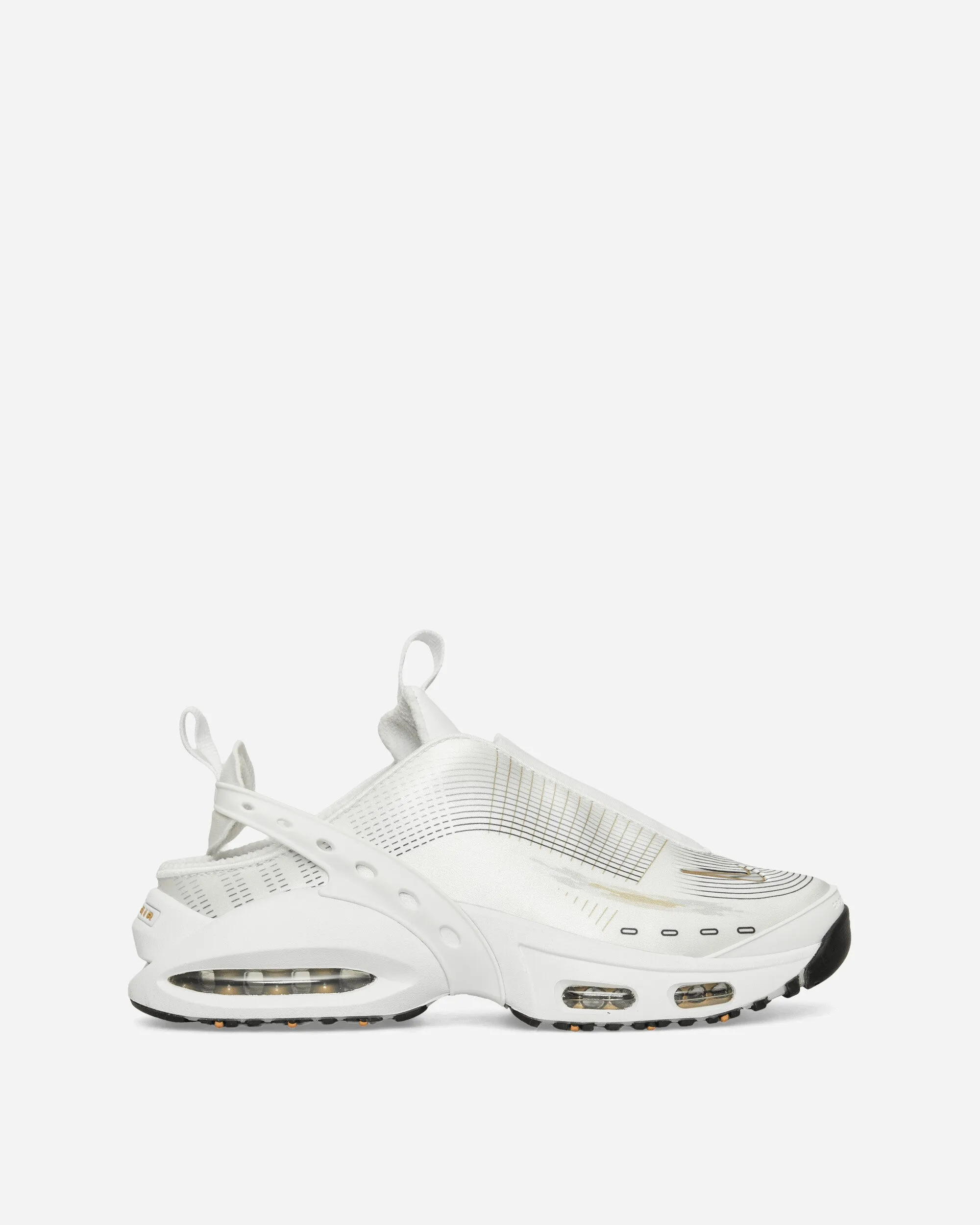 Weekend Style Tear Resistant Mesh Women's Air Max Craze Sneakers White / Metallic Gold