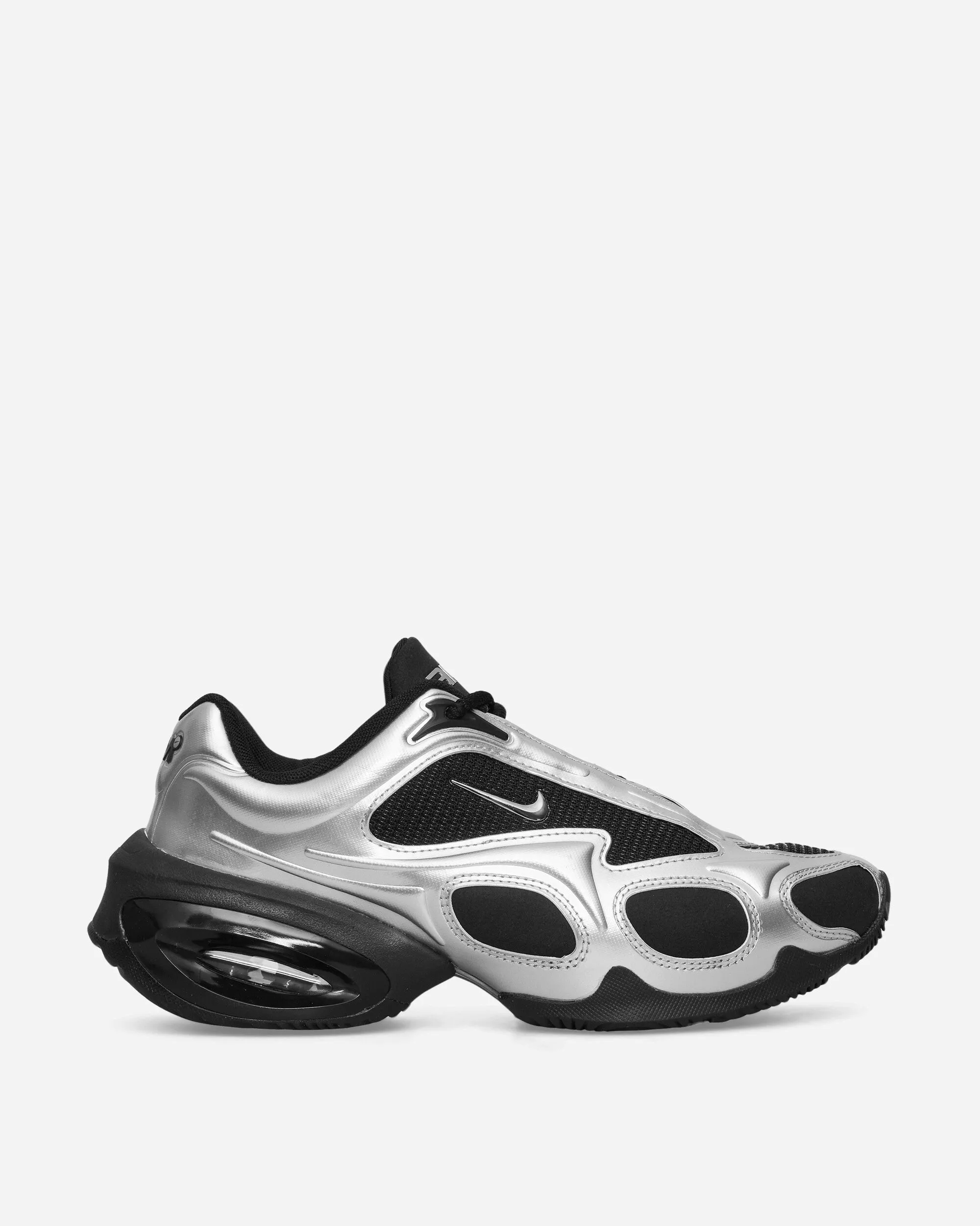Women's Air Max Muse Sneakers Black / Metallic Silver Split Toe Flex Zone