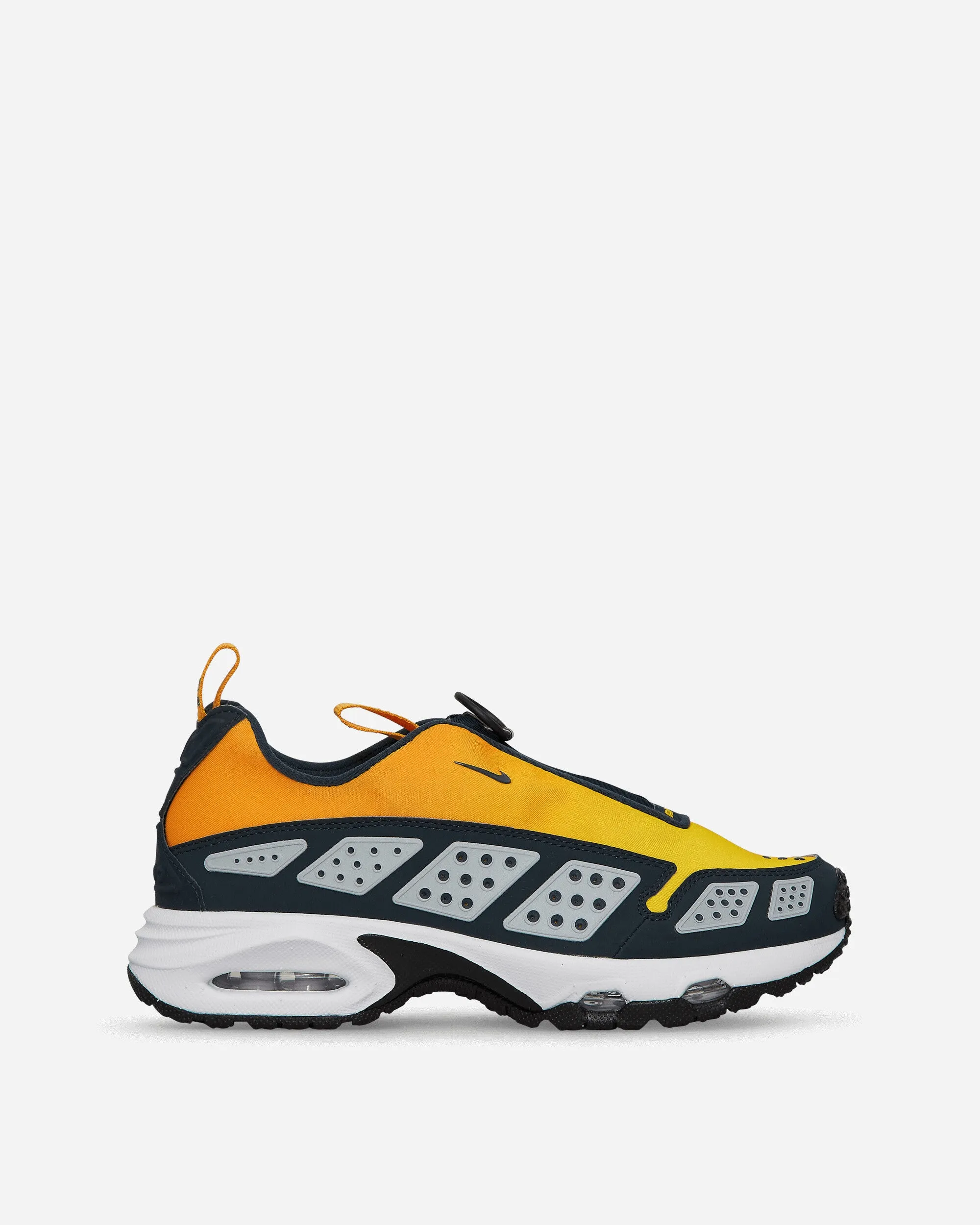 Women's Air Max SNDR Sneakers Canyon Gold / Deep Ocean Lace   Up Closure