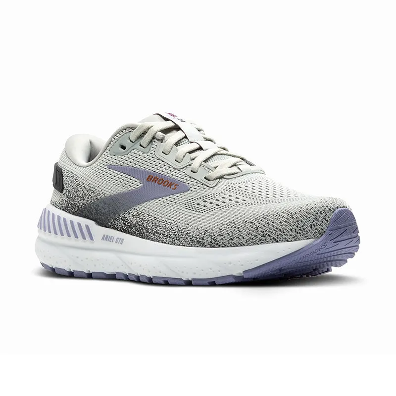 Women's Ariel GTS 24 Mercury/Ebony/Lavender hill running shoe capacity