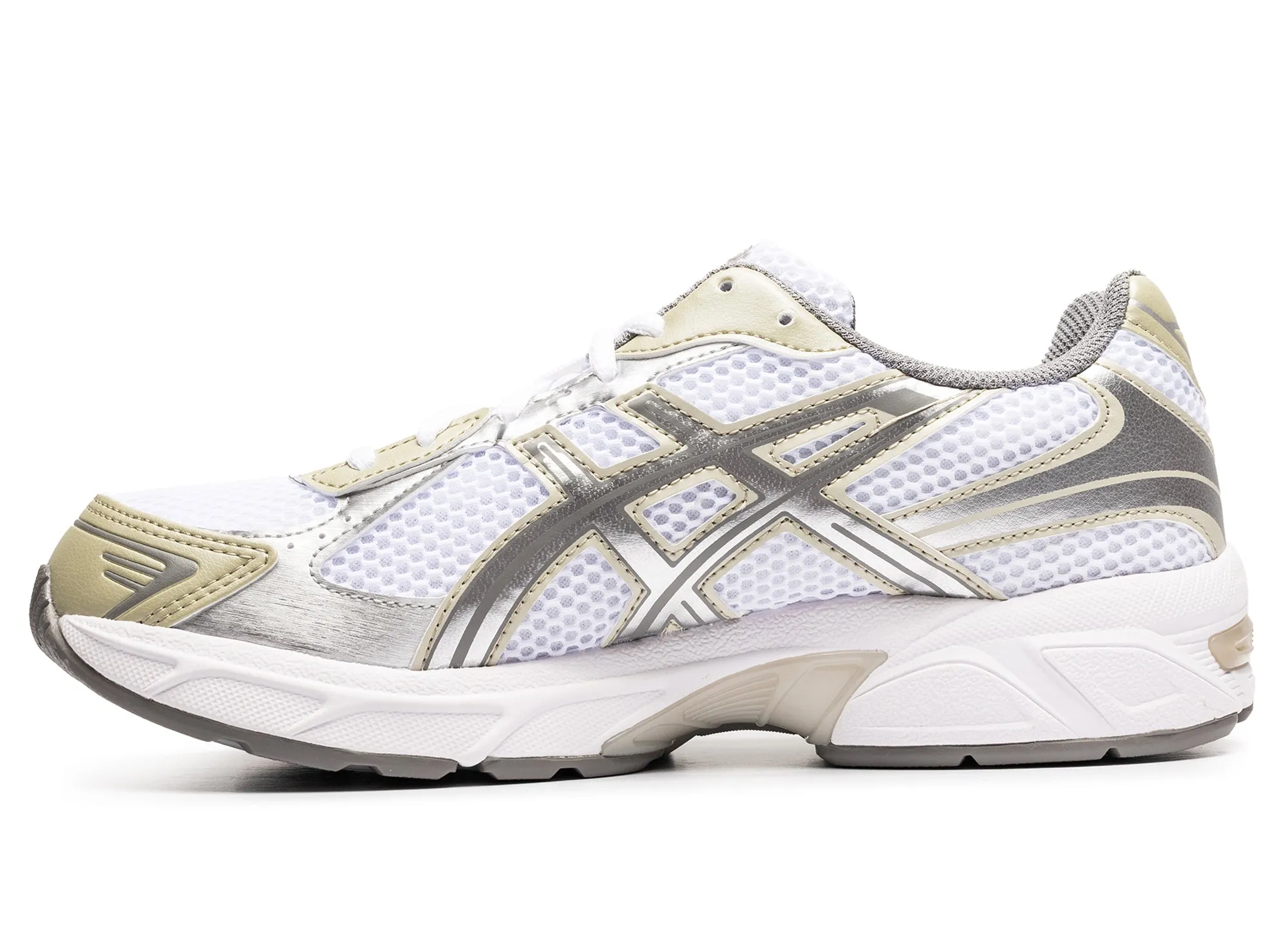 Women's Asics Gel-1130 'White / Dried Leaf Green' Stretchy Material kids' large