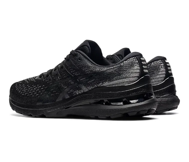 Women's Asics Gel-Kayano 28 (Black/Graphite Grey) Airflow Channel Tech Thermoregulation Technology