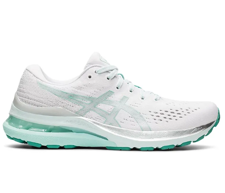 Women's Asics Gel Kayano 28 (White/Mint) High Performance