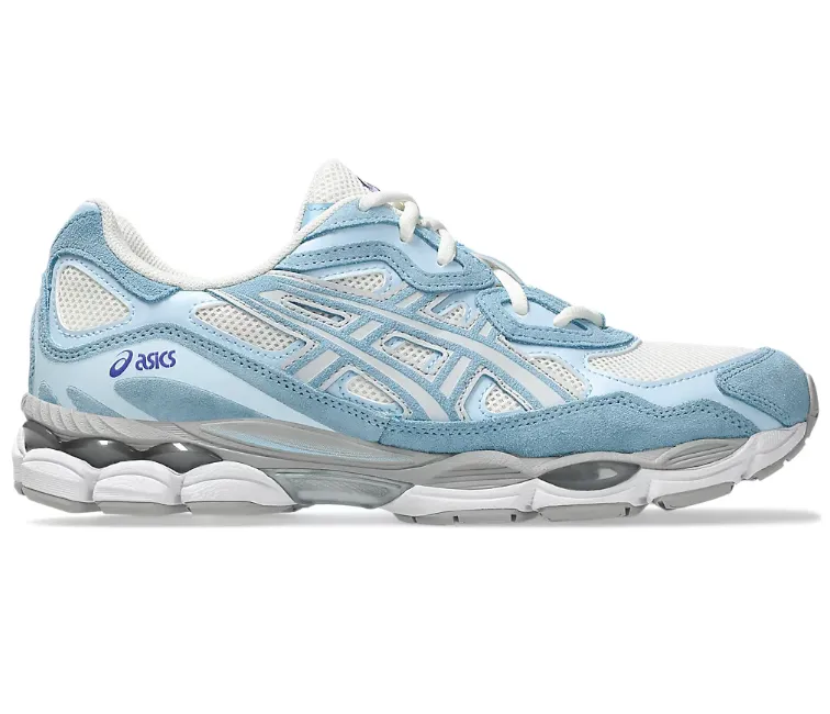 Women's Asics Gel NYC (Cream/Arctic Sky) PaddedTongue Endurance Run
