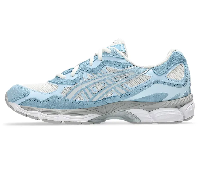 Women's Asics Gel NYC (Cream/Arctic Sky) Wide Toe Box Design