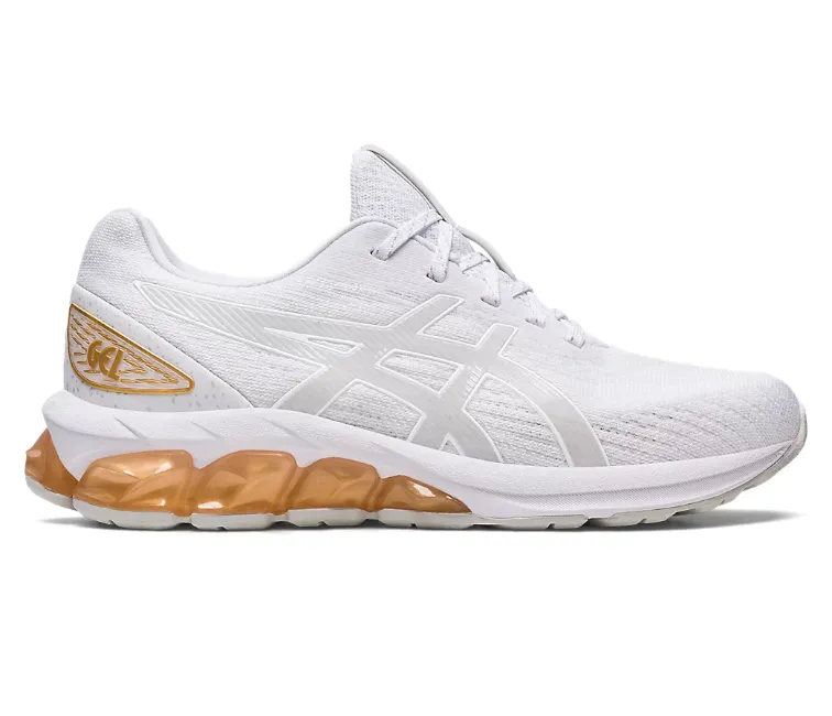 Walk Safe Women's ASICS Gel-Quantum 180 7 (White/Champagne)