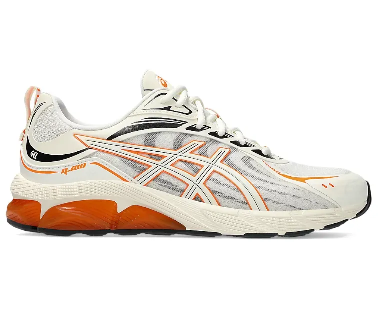Durable Fabric Hyperbolic Logging Cage Women's Asics Gel Quantum 180 8 (Cream/Shocking Orange)