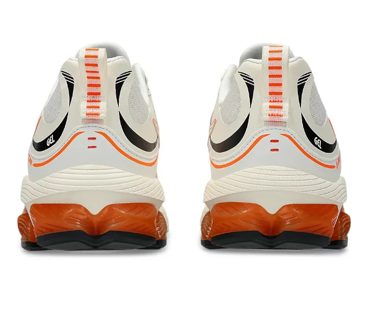 Secure Step Canvas Material Women's Asics Gel Quantum 180 8 (Cream/Shocking Orange)