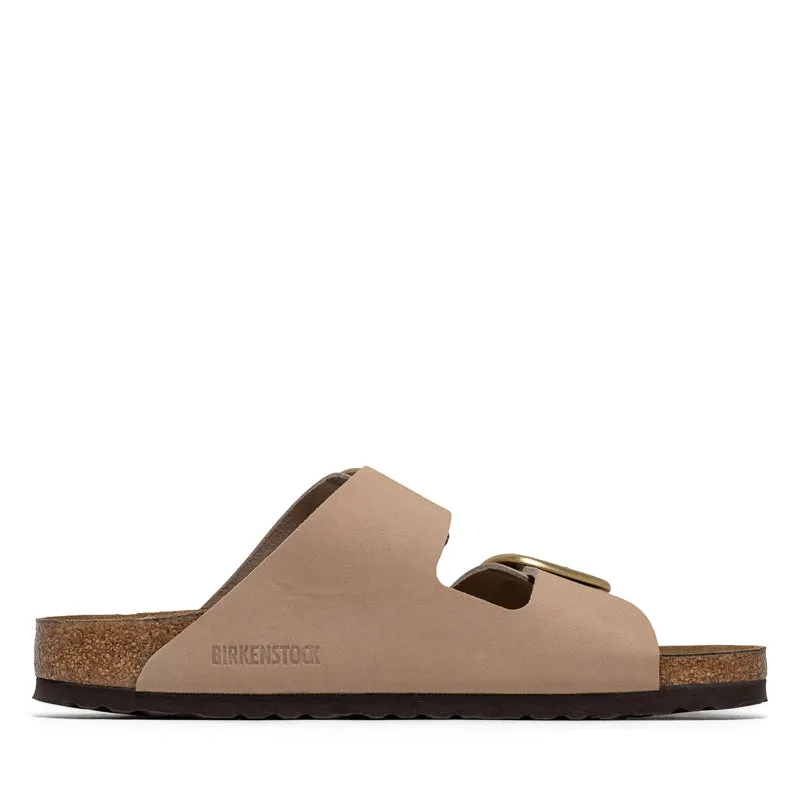 On The Go Shoes Easy Walking Shoes Women's Birkenstock Arizona Big Buckle  - Sandcastle