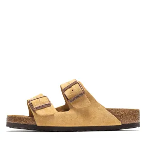Sandal Insoles Sole Traction Women's Birkenstock Arizona Suede - Latte Cream