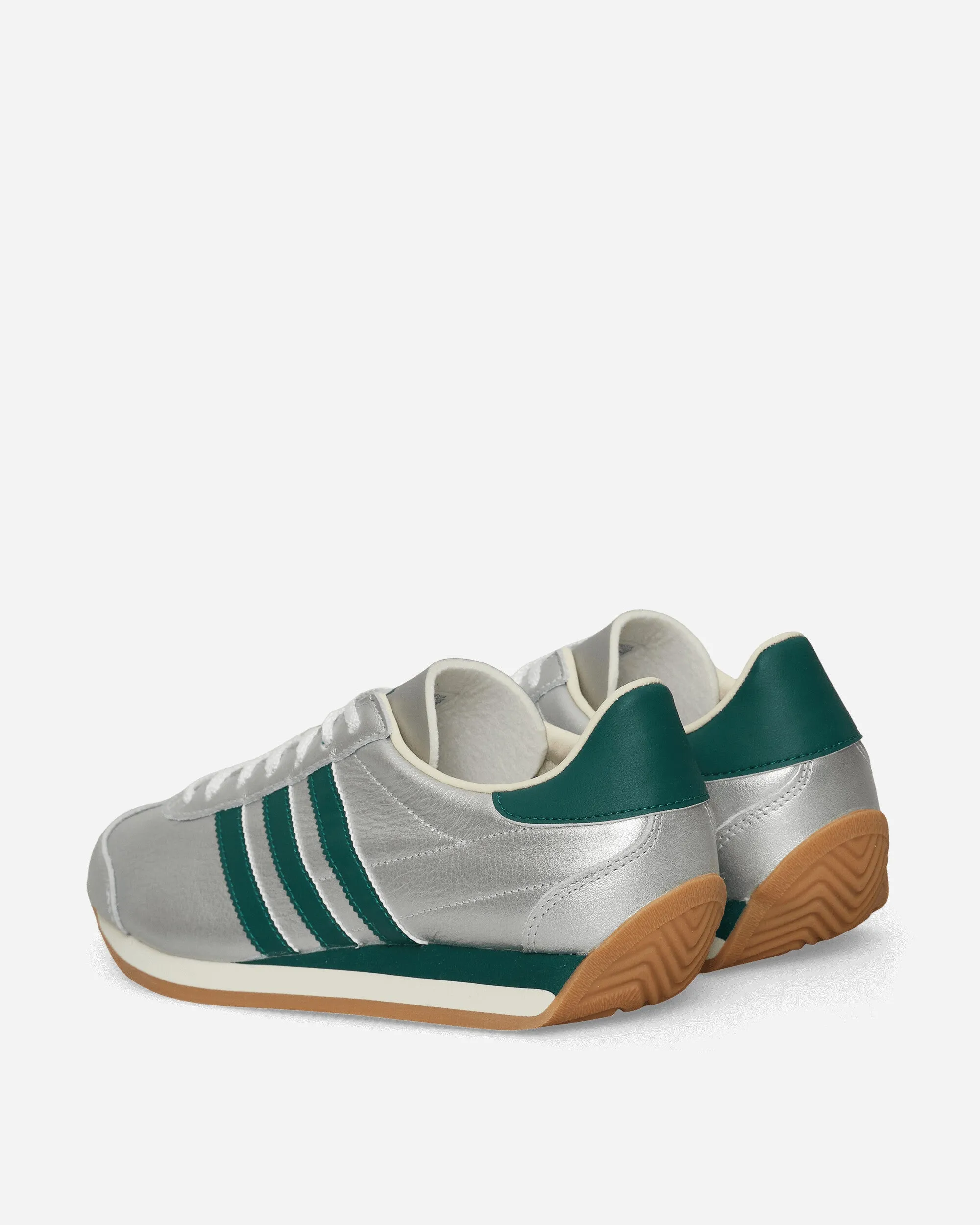 Sustainable Material Blend Heat Relief Women's Country OG Sneakers Silver Metallic / Collegiate Green