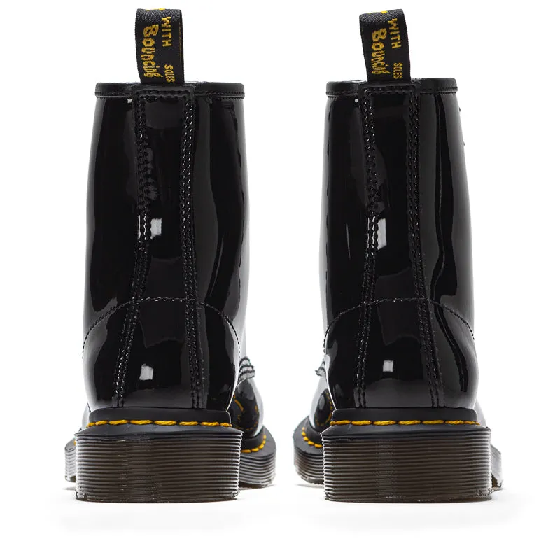 Women's Dr. Martens 1460 - Black Patent Lamper Flexible Fit Anti   Static
