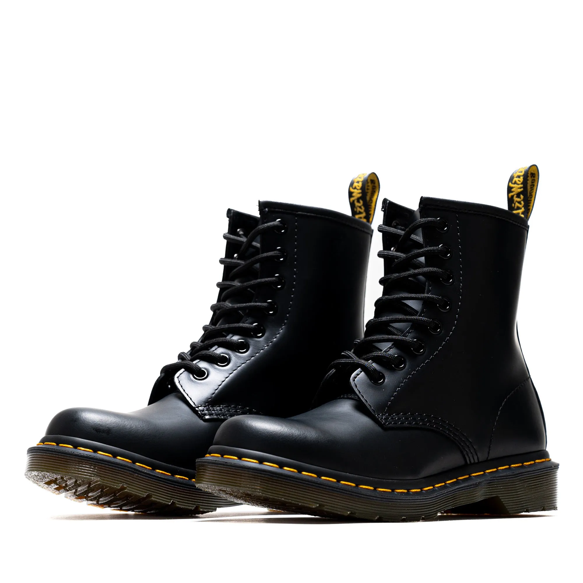 Women's Dr. Martens 1460 Smooth Leather Boot - Black Breathable All Day Worker