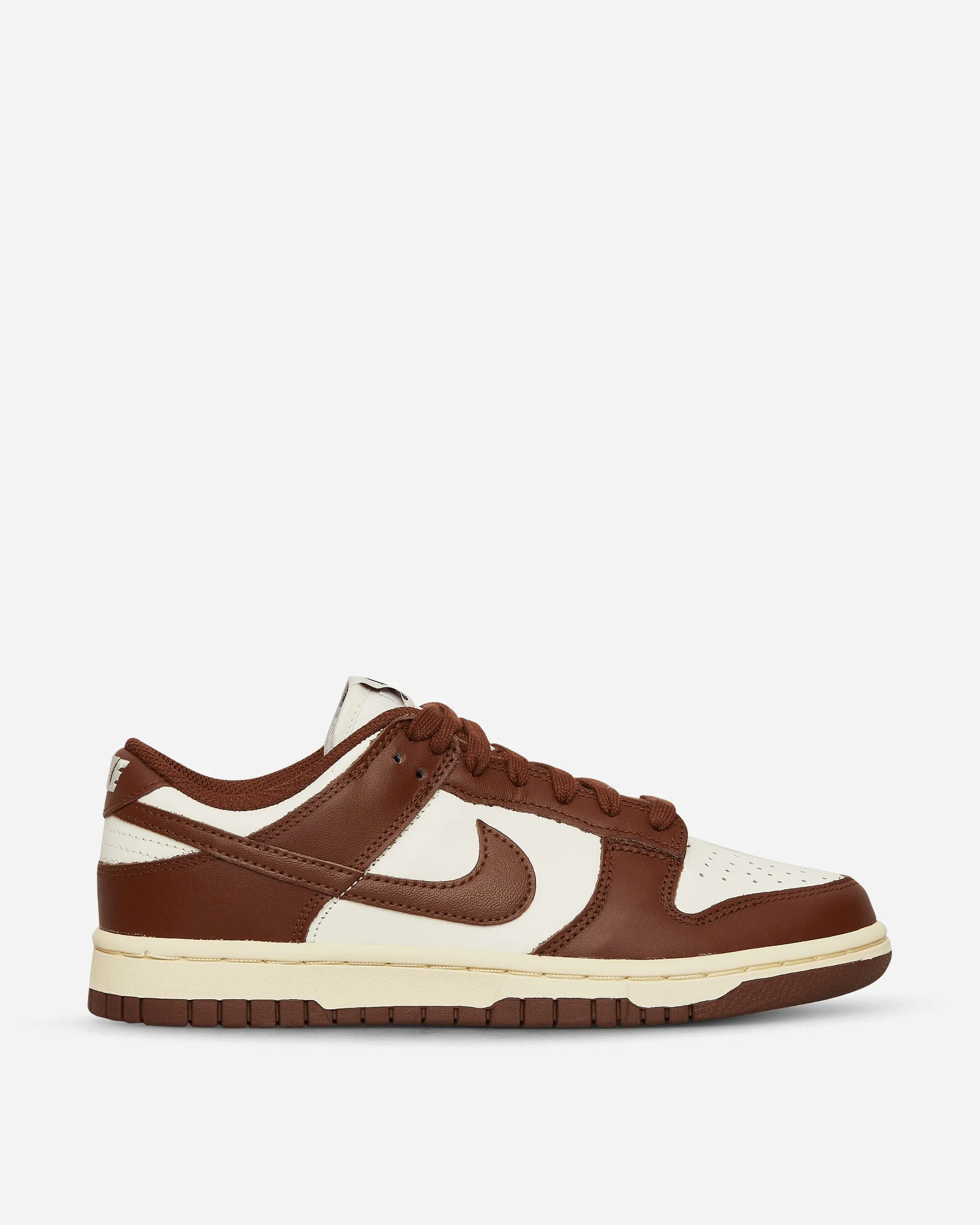 Women's Dunk Low Sneakers Sail / Cacao Wow Comfort Cushioning Impact Resistant Frame