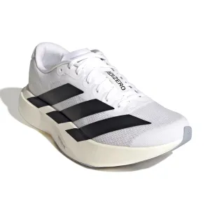 Women's EVO SL White/Black/White running with a backpack