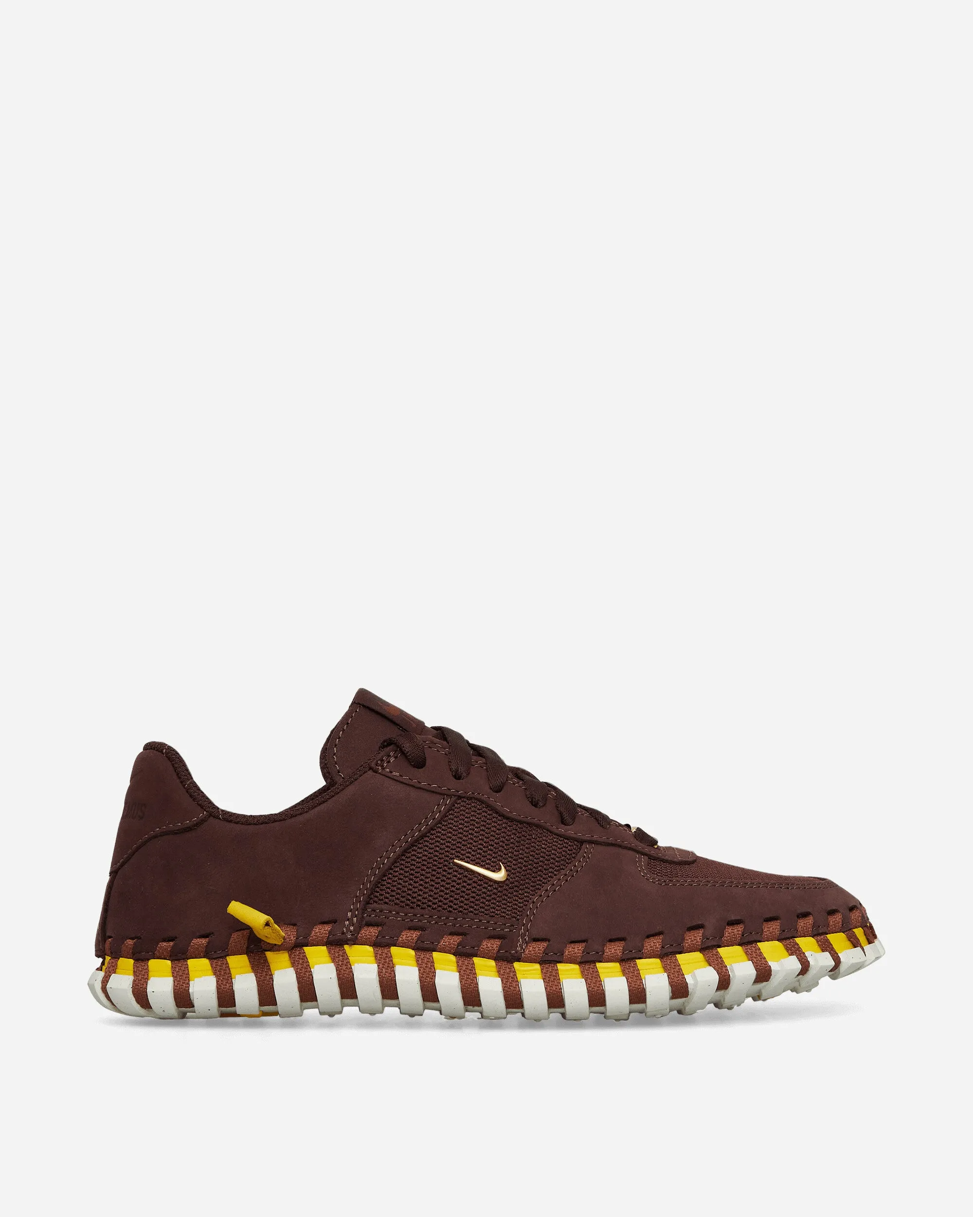 Women's JACQUEMUS J Force 1 Low LX Sneakers Earth / Metallic Gold Run Grip
