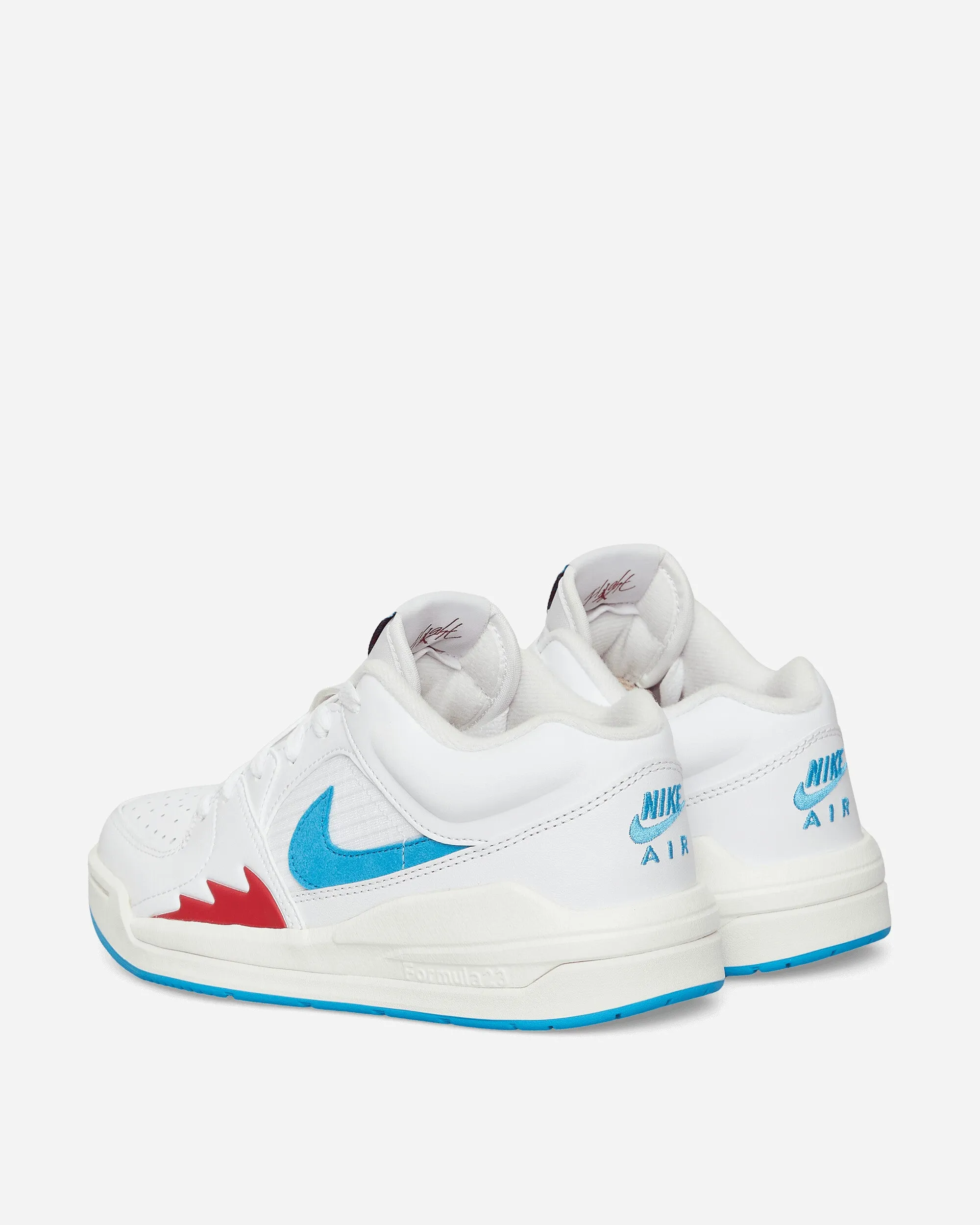 Women's Jordan Stadium 90 Sneakers White / Dark Powder Blue Shock Dissipating
