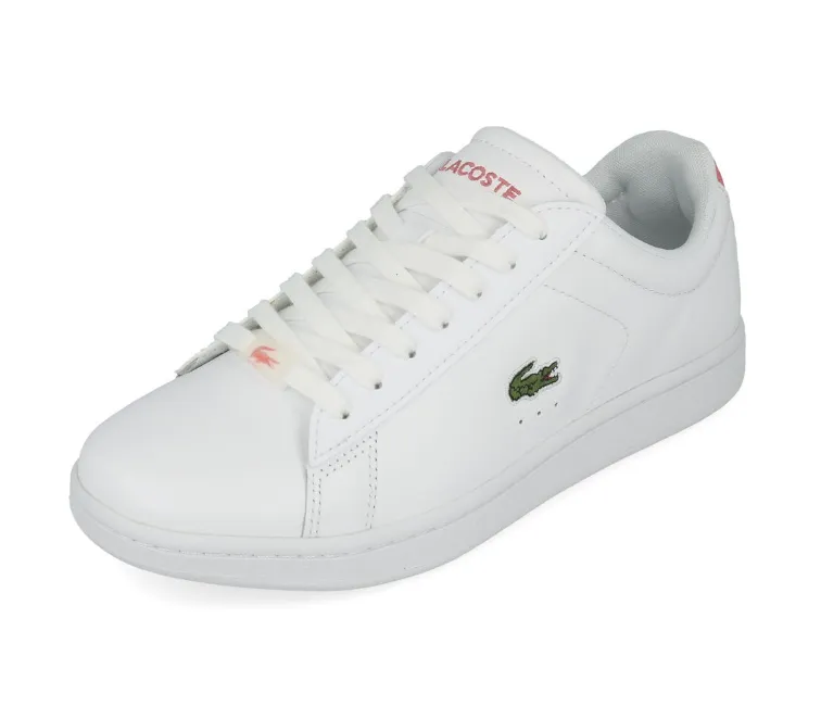 Reliable flair Women's Lacoste Carnaby Evo 0121 2 SFA (White/Dark Pink)