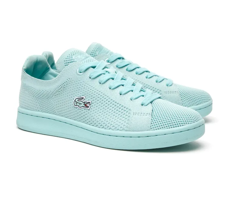 Women's Lacoste Carnaby Piquee 123 (Turquoise) Easy Grip Breathable surface