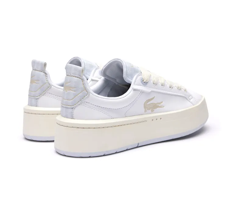Gel Infused Cushioning Grip Technology Women's Lacoste Carnaby Platform 223 1 (Light Turquoise)