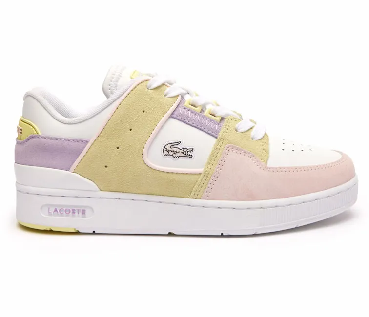 Women's Lacoste Court Cage 124 1 SFA (Pink/White) fitness goals