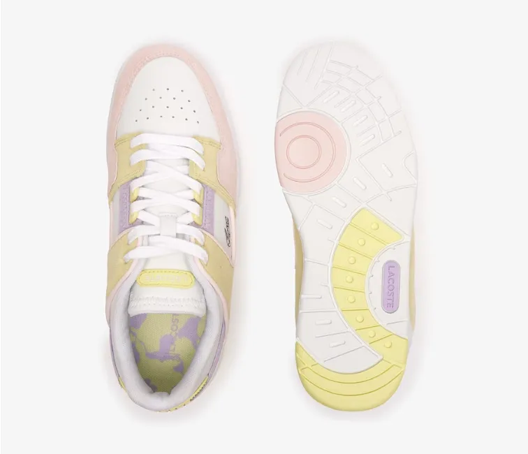 DurableMaterial Women's Lacoste Court Cage 124 1 SFA (Pink/White)