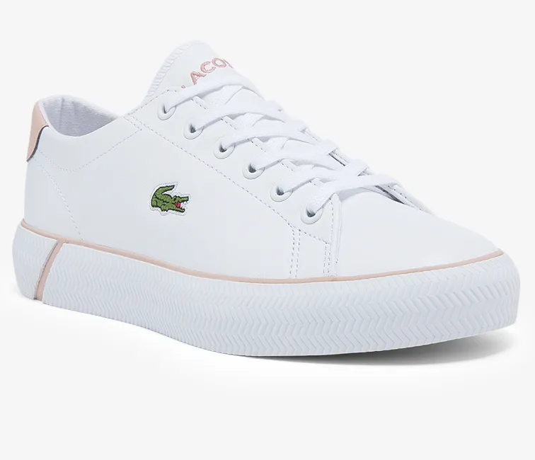 Women's Lacoste Gripshot BL 21 1 CFA (White/Light Pink) Quick Entry