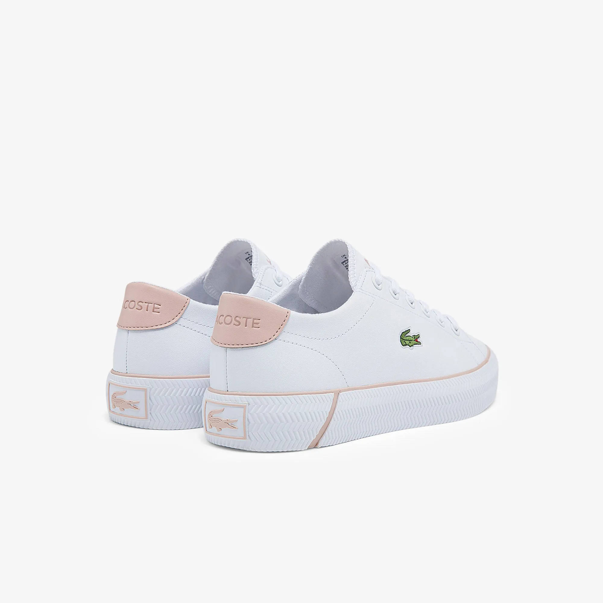 Women's Lacoste Gripshot BL 21 1 CFA (White/Light Pink) Active Design