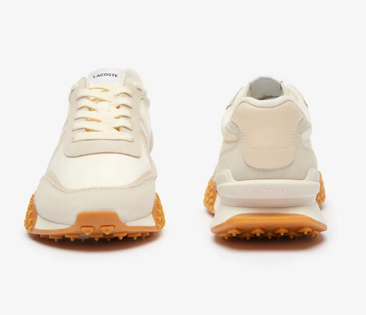 Women's Lacoste L-Spin Deluxe 124 4 (Off White/Natural) Comfort Driven Glam fit