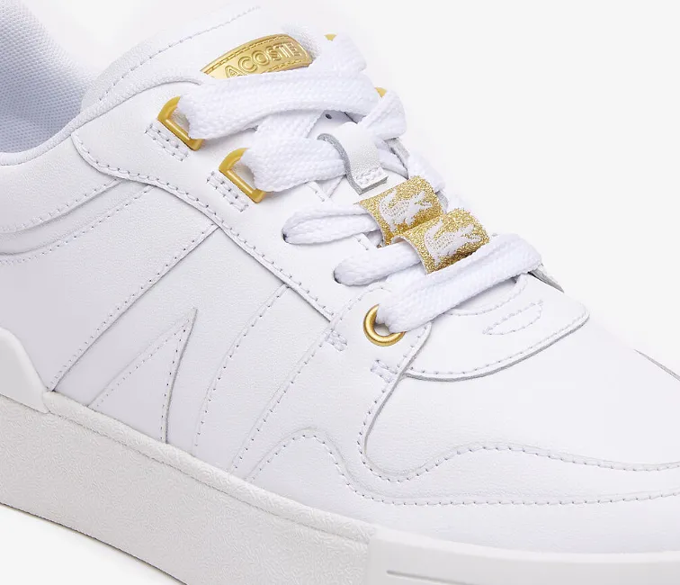 Comfortable Stretch Wear Women's Lacoste L002 (White/Gold)