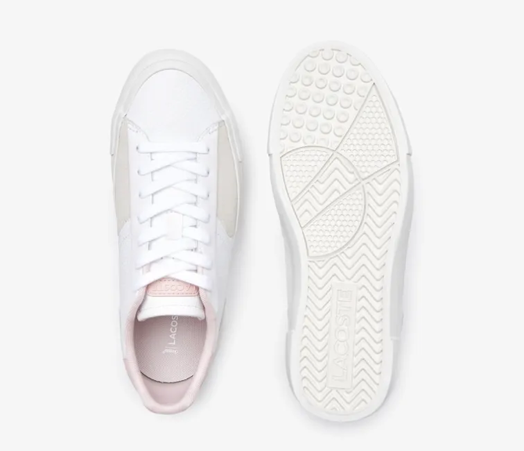 Comfortable Arch Area Women's Lacoste L006 222 (White/Pink)