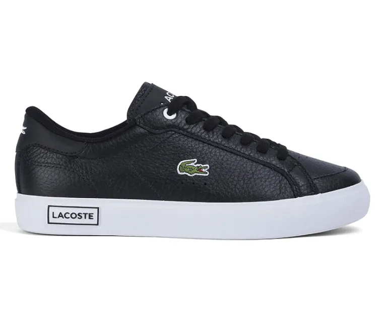 Women's Lacoste Powercourt 222 6 SFA (Black/White) Dynamic Traction