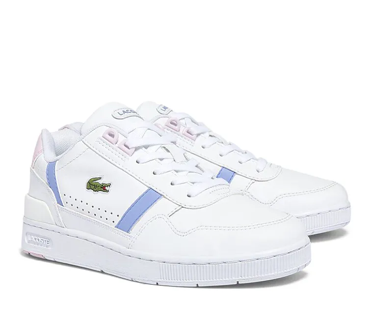 Women's Lacoste T-Clip 222 1 (White/Pink) Daily Utility